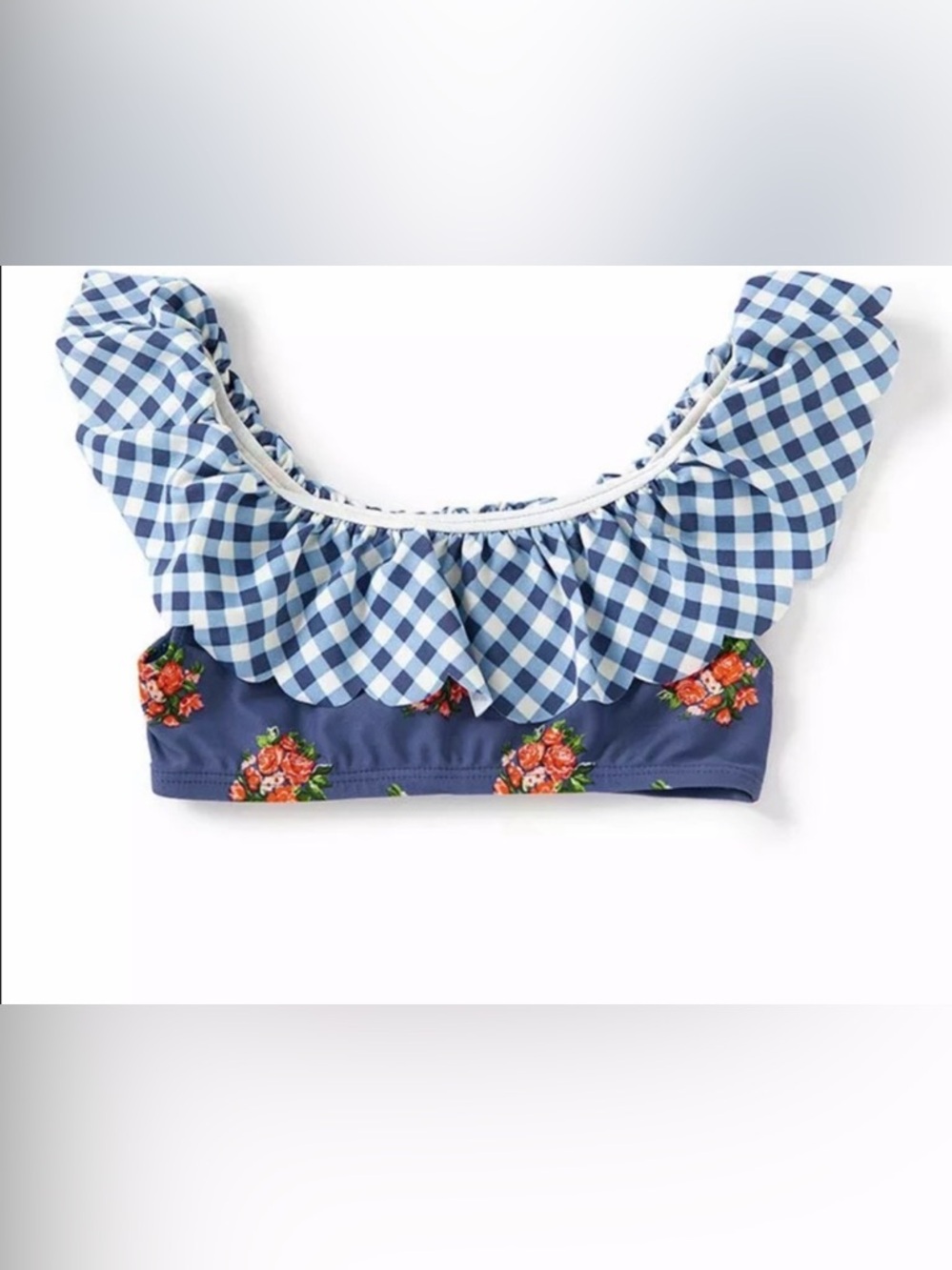 Matilda Jane Fish in the Water Swim Top Girls Sz 10 Americana